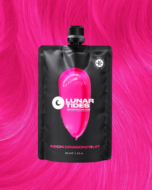 semi-permanente UV-Haartönung Neon Dragonfruit in dem Farbton Neonpink von Lunar Tides