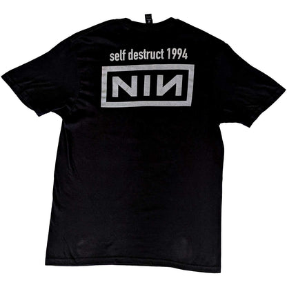 Rückseite Nine Inch Nails Self Destruct 94 Bandshirt