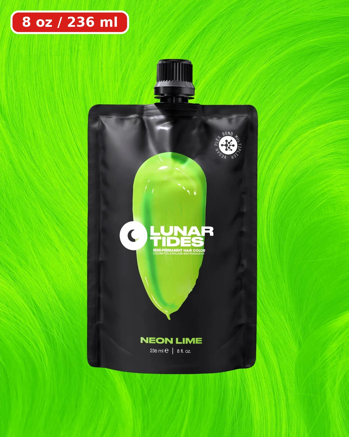 Neon Lime Haartönung Lunar Tides