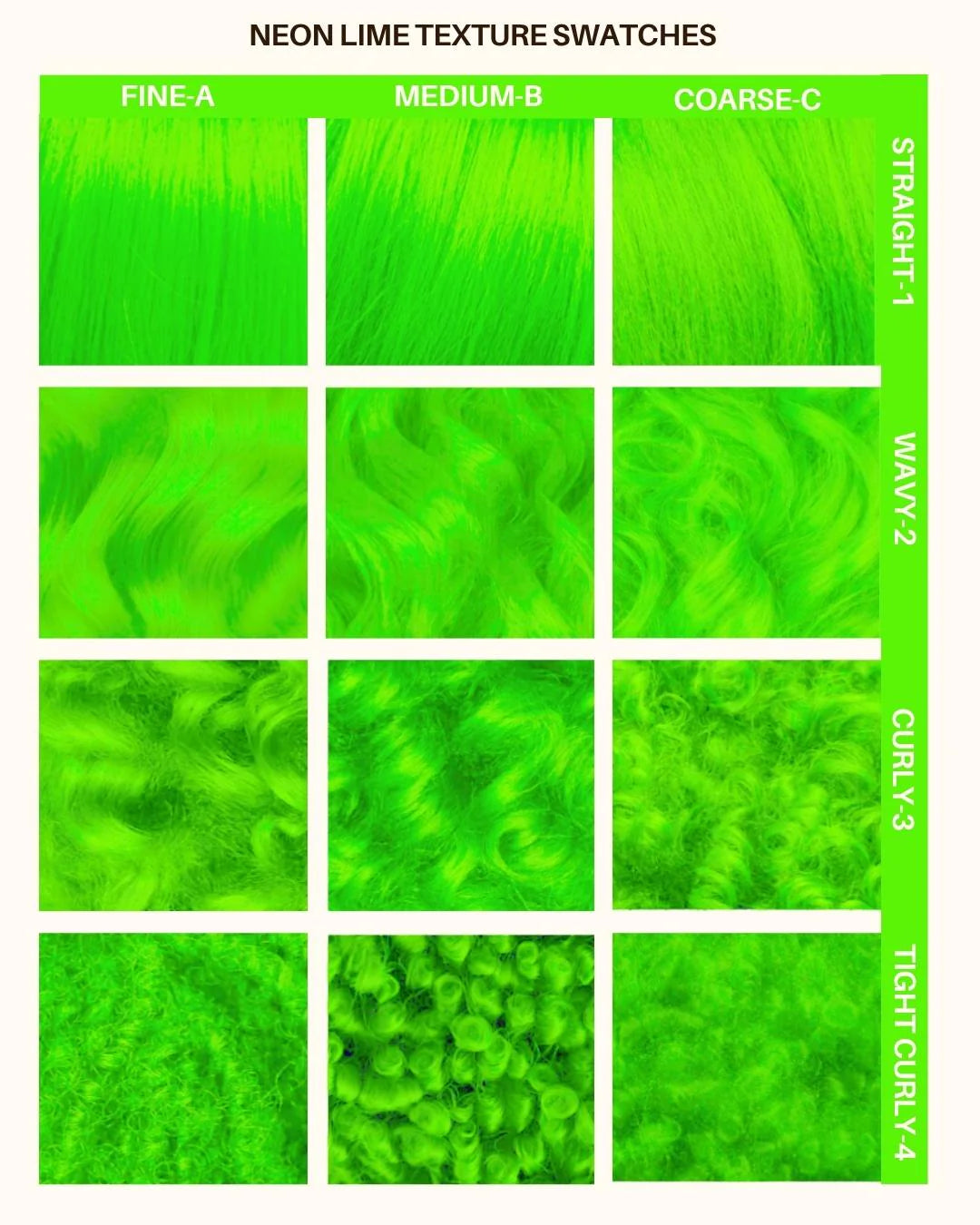 semi-permanente UV-Haartönung Neon Lime in dem Farbton Neongrün von Lunar Tides
