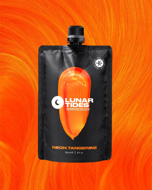 semi-permanente UV-Haartönung Neon Tangerine in dem Farbton Neonorange von Lunar Tides