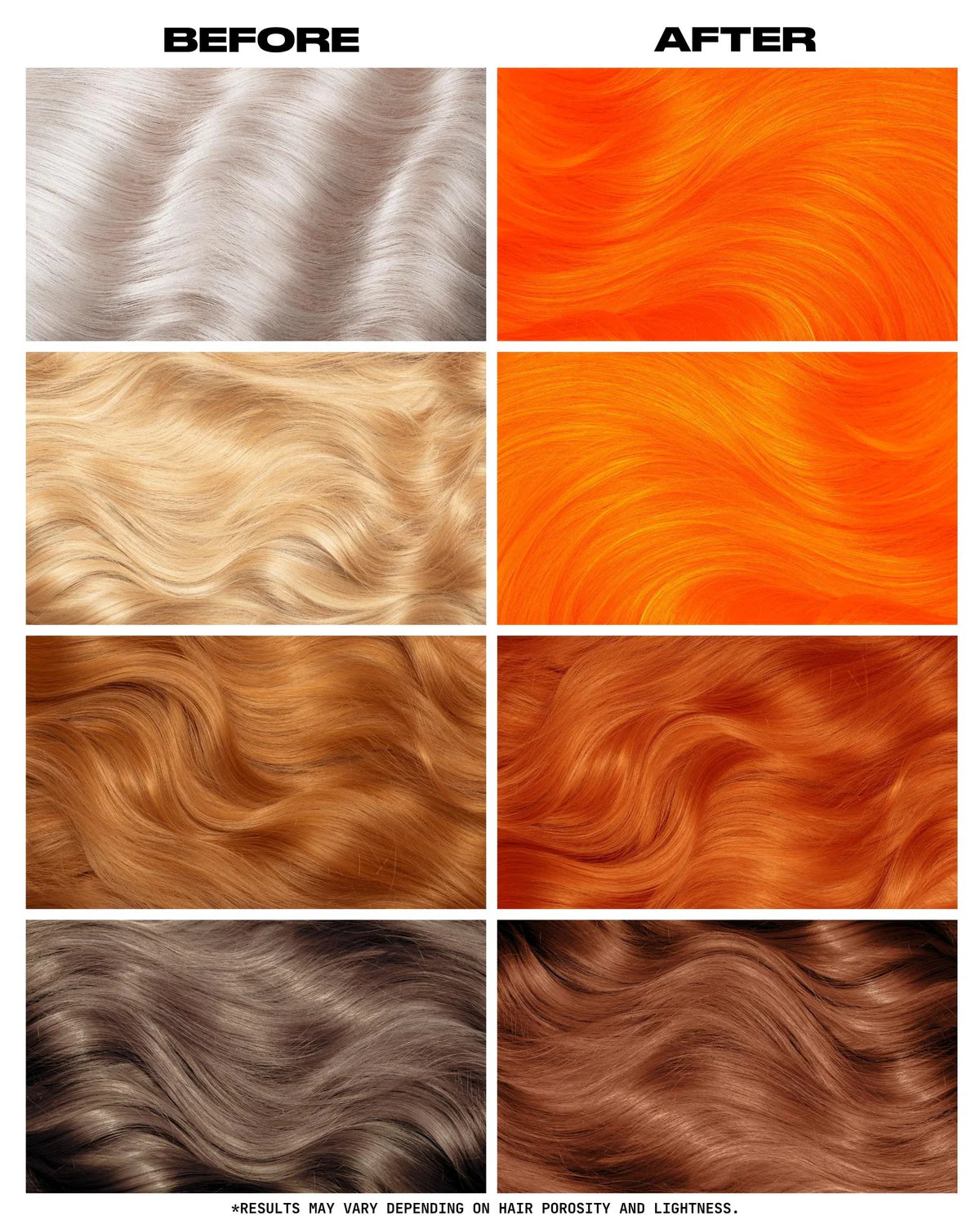 semi-permanente UV-Haartönung Neon Tangerine in dem Farbton Neonorange von Lunar Tides