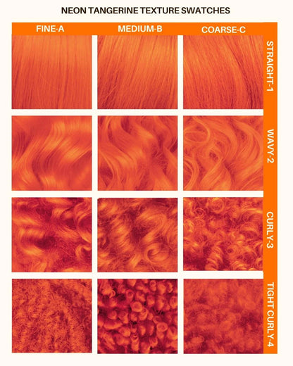 semi-permanente UV-Haartönung Neon Tangerine in dem Farbton Neonorange von Lunar Tides