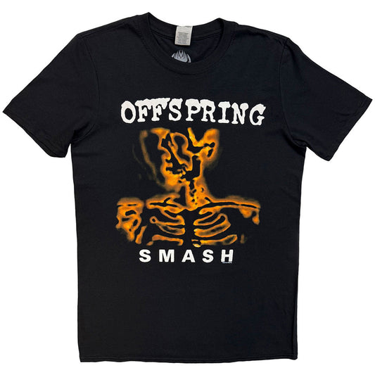 Lizensiertes Offspring Smash Bandshirt mit Skelettprint