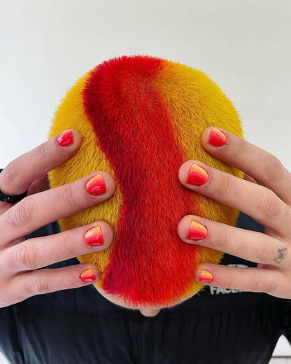 Inspirationsfoto CORAL RED Haartönung Crazy Color