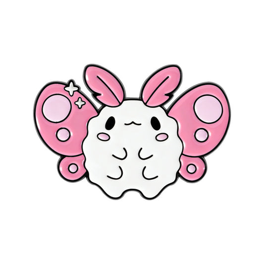 Kleiner Emaille-Anstecker PASTEL MOTH ENAMEL PIN von Moon Attic