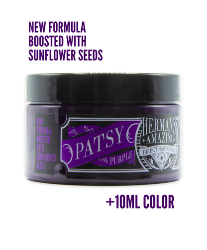 semi-permanente Haartönung PATSY PURPLE in dem Farbton Dunkellila von Herman's Amazing