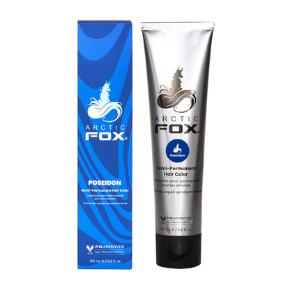 Tube semi-permanente Haartönung POSEIDON in dem Farbton Blau von Arctic Fox