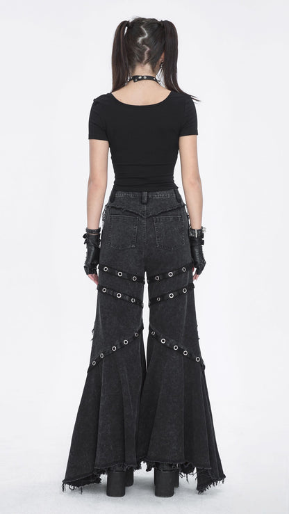 Catacombs Flared Baggy Trousers