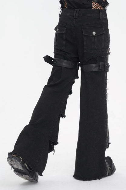 Apocalypse Prophet Punk Wide Trousers