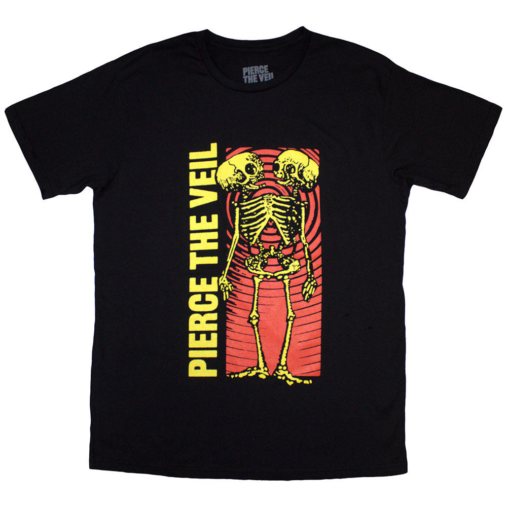 Lizensiertes Pierce The Veil Wavy Skeleton Bandshirt