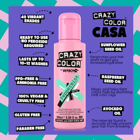 PEPPERMINT Haartönung Crazy Color