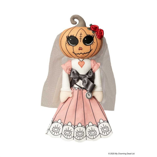 Plüschfigur Pumpkinella Plush in Kürbiskopfdesign von Alchemy