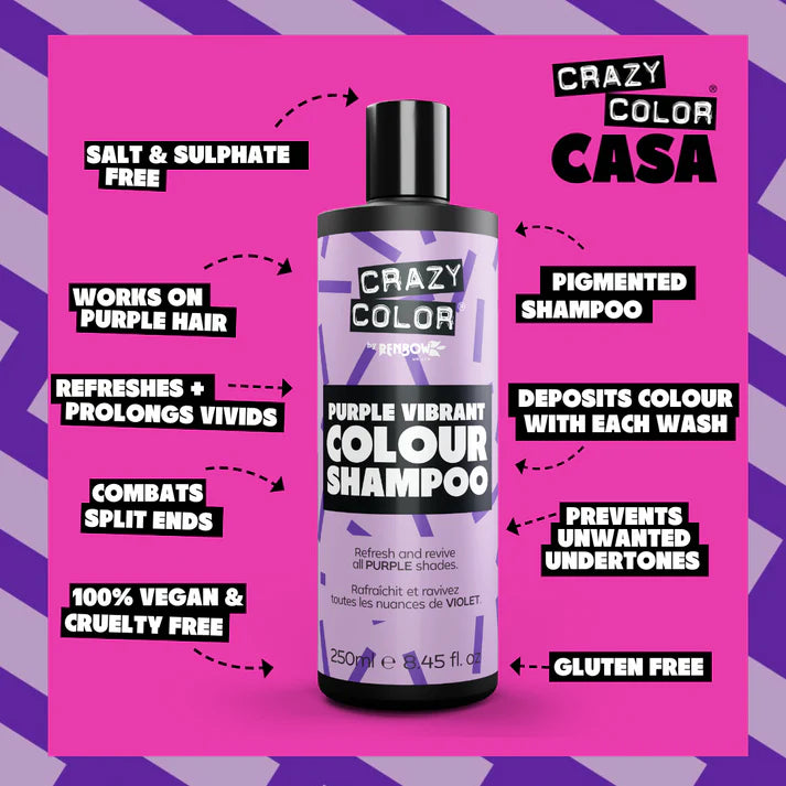 PURPLE FARBSCHUTZ Shampoo Crazy Color