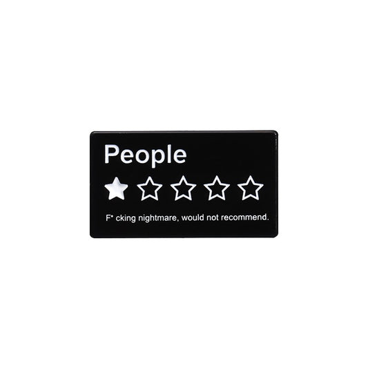 PEOPLE ENAMEL PIN