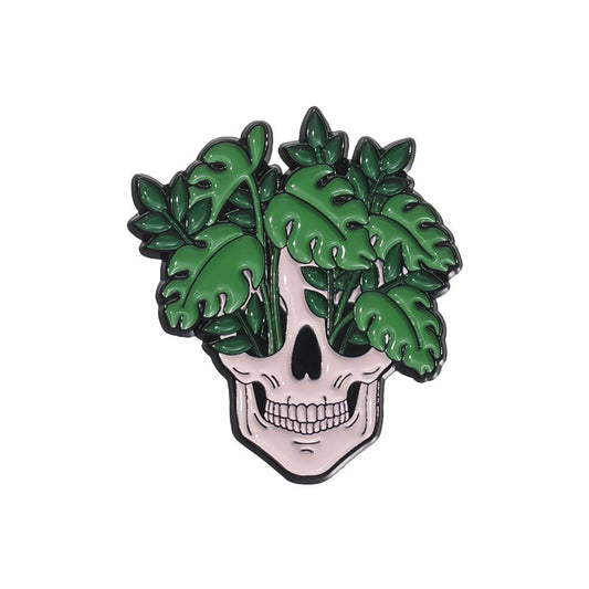 Flower Skull ENAMEL PIN