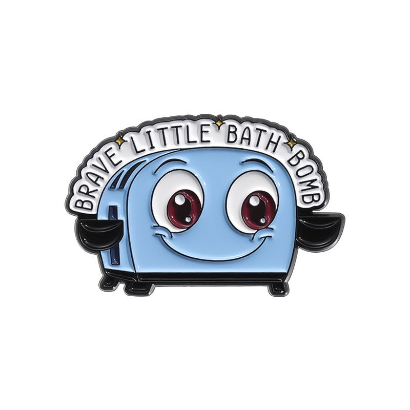 Kleiner Emaille-Anstecker BATH BOMB ENAMEL PIN von Moon Attic