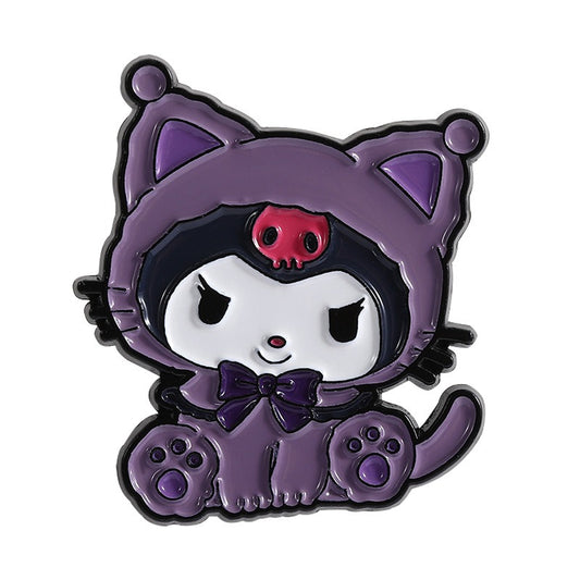 Kleiner Emaille-Anstecker KUROMI ENAMEL PIN von Moon Attic