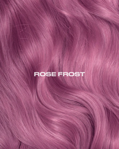 semi-permanente Haartönung Rose Frost in dem Farbton Pastel Pink mit silbernen Untertönen&nbsp;von Lunar Tides