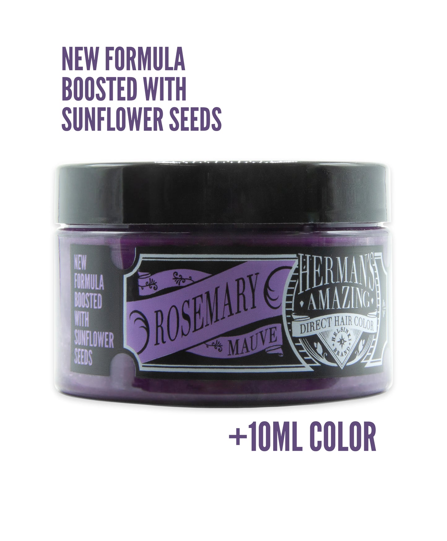 semi-permanente Haartönung ROSEMARY MAUVE in dem Farbton Lilagrau von Herman's Amazing