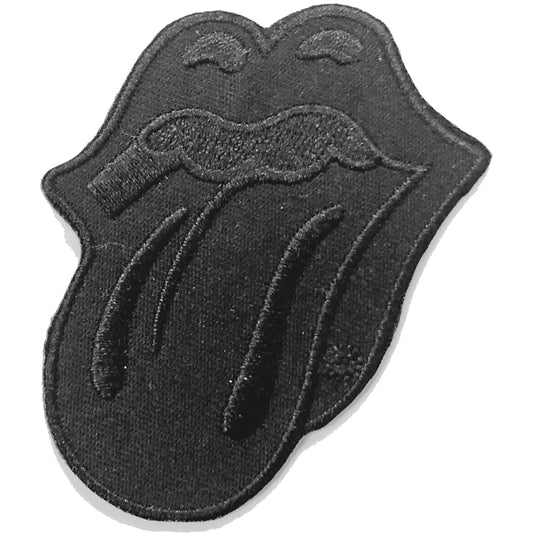 The Rolling Stones Classic Tongue Black Patch Nr.126 Colours Shop Hamburg