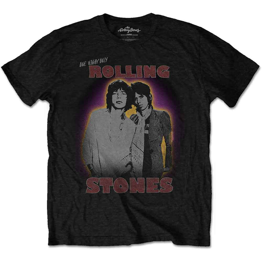 Lizensiertes The Rolling Stones Mick And Keith Bandshirt mit Fotoprint von Mick Jagger und Keith Richards