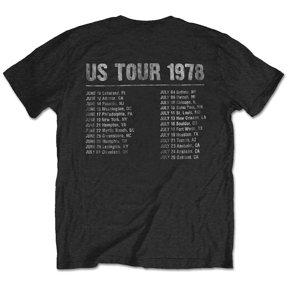 Rückseite Rolling Stones US Tour 1978 Bandshirt
