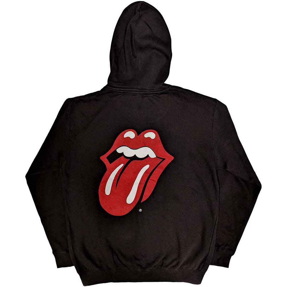 Lizensierte Sweatshirtjacke The Rolling Stones Logo Band-Hoodie mit großem Backprint