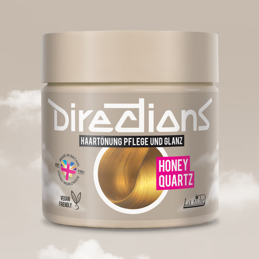 semi-permanente Haartönung HONEY QUARTZ in dem Farbton Honigblond von Directions
