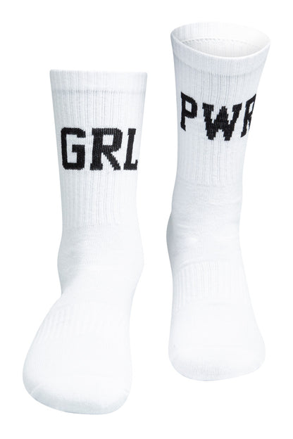 Sixblox Socks GRL PWR White Black