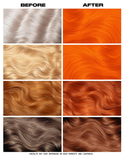 semi-permanente Haartönung Solar Flare in dem Farbton Pastellorange von Lunar Tides