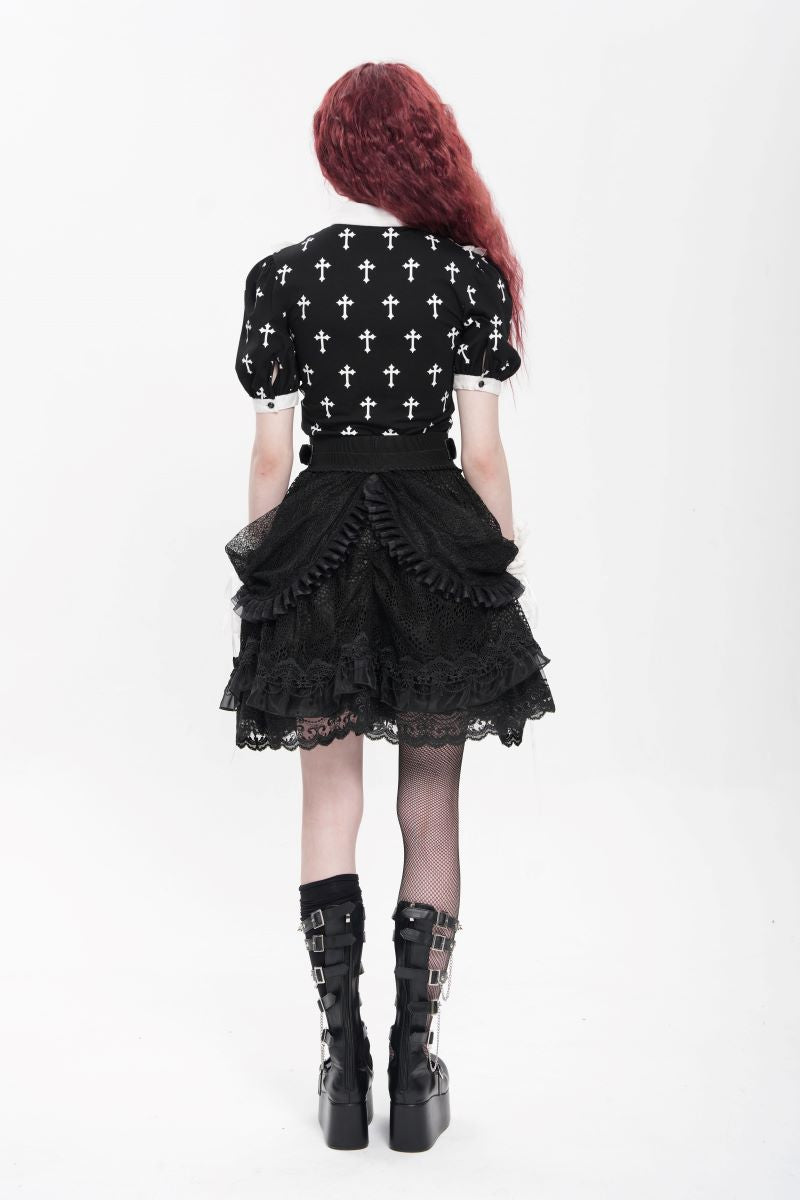 Lace Maiden Black Skirt Devil Fashion