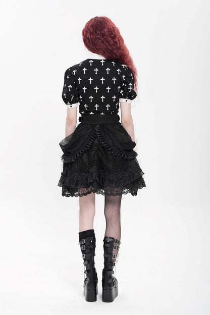 Lace Maiden Black Skirt Devil Fashion