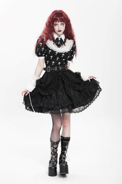 Lace Maiden Black Skirt Devil Fashion
