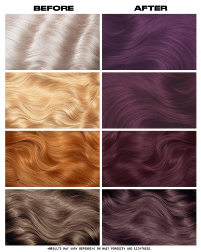 semi-permanente Haartönung Smokey Mauve in dem Farbton Flieder mit grauen, rauchigen Untertönen von Lunar Tides
