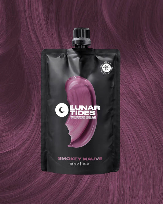 semi-permanente Haartönung Smokey Mauve in dem Farbton Flieder mit grauen, rauchigen Untertönen von Lunar Tides