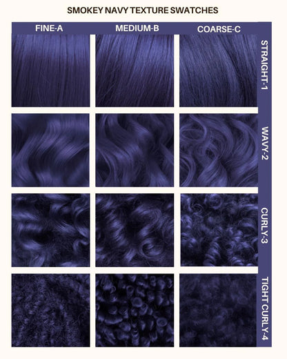semi-permanente Haartönung Smokey Navy in dem Farbton Blau mit grauen, rauchigen Untertönen von Lunar Tides