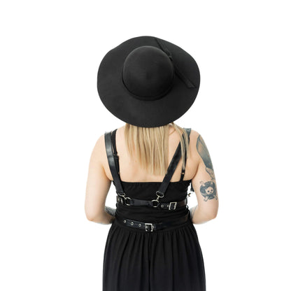 schwarzer Hut SOULMOURN HAT&nbsp;von Heartless