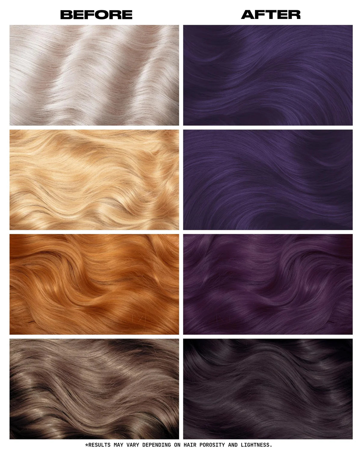 semi-permanente Haartönung Smokey Purple in dem Farbton Lila mit grauen, rauchigen Untertönen von Lunar Tides