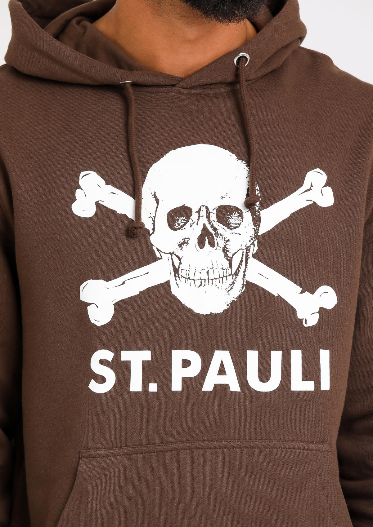 Brown hoodie skull Colours Shop - Main Image