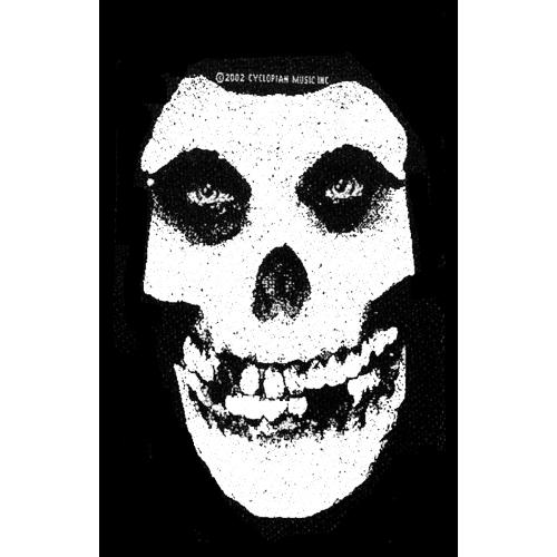 Misfits White Skull Patch No.128