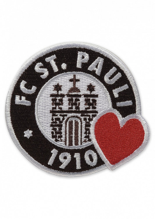 Aufnäher Logo Herz St. Pauli Colours Shop Hamburg