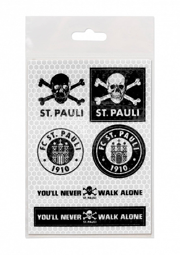Reflective Sticker Set St. Pauli Colours Shop Hamburg