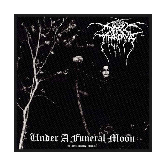 Quadratischer Aufnäher Darkthrone Under A Funeral Moon Patch Nr.38