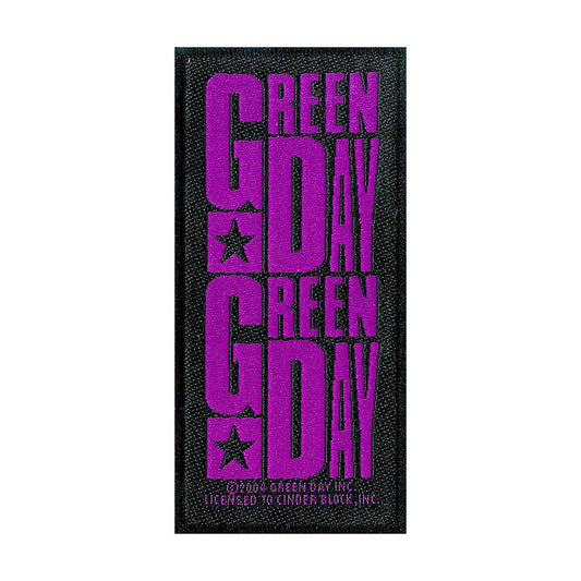 Green Day Patch Purple Logo Nr.108