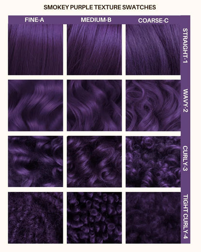 semi-permanente Haartönung Smokey Purple in dem Farbton Lila mit grauen, rauchigen Untertönen von Lunar Tides