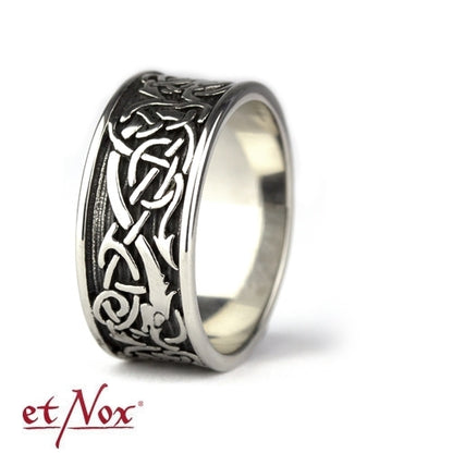 Edelstahlring Celtic Ring von etNox