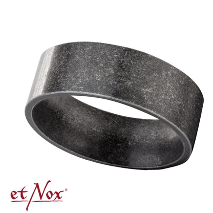 Edelstahlring Antique Metal Ring von etNox