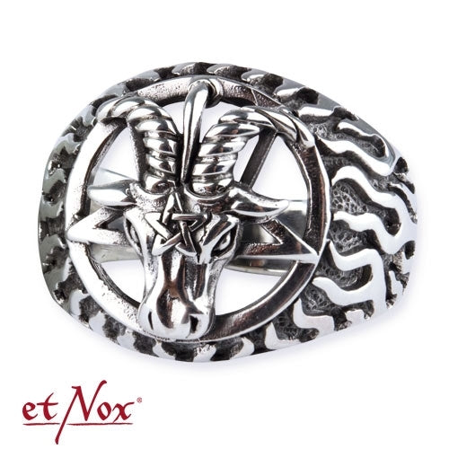 Edelstahlring Ram Skull Ring von etNox