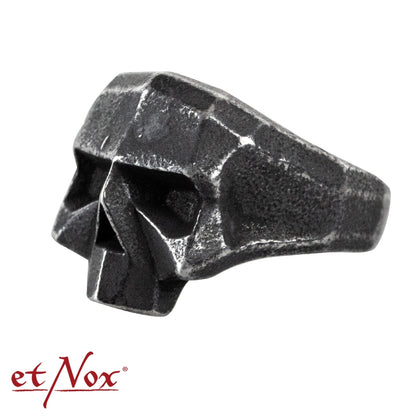 Edelstahlring Dirty Skull Ring von etNox
